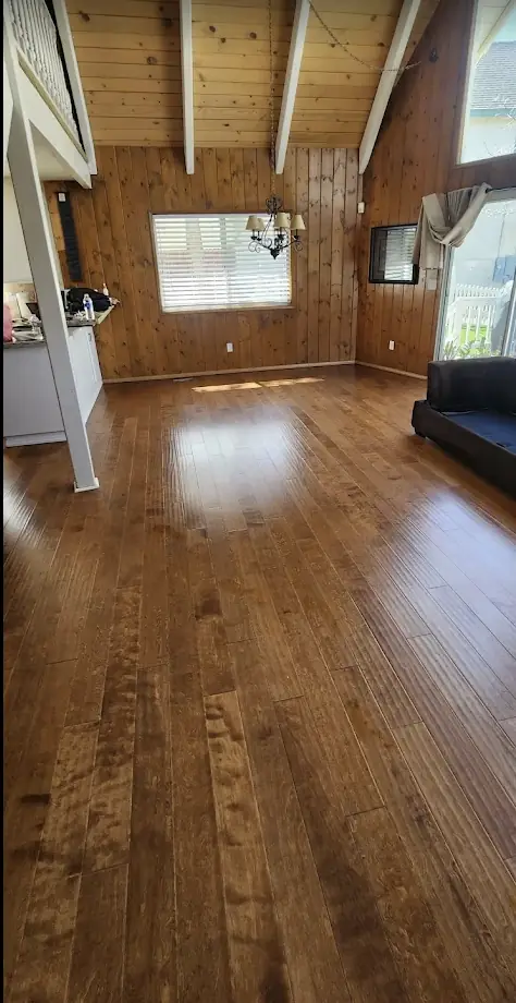 Plus 1 restored hardwood floor